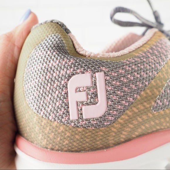Footjoy Sz 7 Pink Golf emPOWER Spikeless Shoe - Picture 7 of 13
